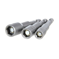 Hyper Tough 3 Pack Hex Shank Magnetic Nut Screwdriver Bits, New Condition EasyOptionXY LLC