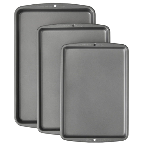 Wilton Bake It Better Steel Non-Stick Baking Pan Set, 3-Piece EasyOptionXY LLC