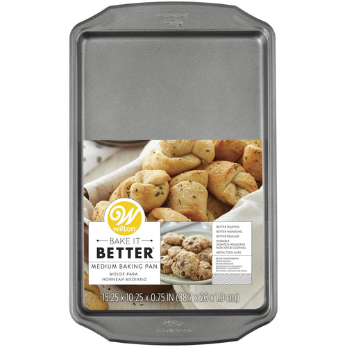 Wilton Bake It Better Steel Non-Stick Medium Cookie Sheet, 10 x 15-inch EasyOptionXY LLC