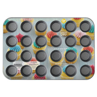 Wilton Bake It Simply Extra Large Non-Stick Mini Muffin Pan, 24-Cup EasyOptionXY LLC