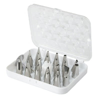 Wilton Deluxe Decorating Tip Set, 29-Piece, Stainless Steel and Plastic EasyOptionXY LLC