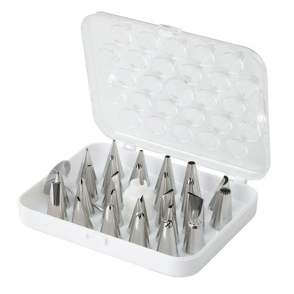 Wilton Deluxe Decorating Tip Set, 29-Piece, Stainless Steel and Plastic EasyOptionXY LLC