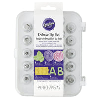 Wilton Deluxe Decorating Tip Set, 29-Piece, Stainless Steel and Plastic EasyOptionXY LLC