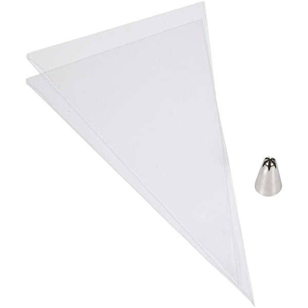 Wilton 2D Drop Flower Decorating Tip Set, 3-Piece EasyOptionXY LLC