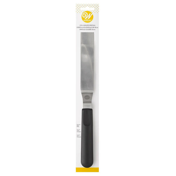 Wilton Angled Icing Spatula, 9-inch, Black & Silver EasyOptionXY LLC