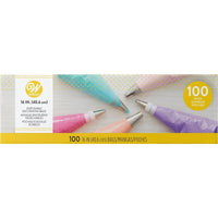 Wilton 16-inch Disposable Decorating Bags, 100-Count, Plastic, Easy-Grab EasyOptionXY LLC