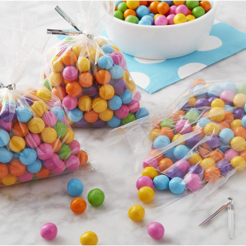 Wilton Treat Bags, Clear, 50 Ct For Cake Pops, Cookies, Brownies, And Other Tasty Gifts Or Goodie Bags EasyOptionXY LLC