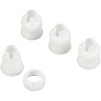 Wilton Decorating Coupler Set, 4-Count, Plastic, White EasyOptionXY LLC
