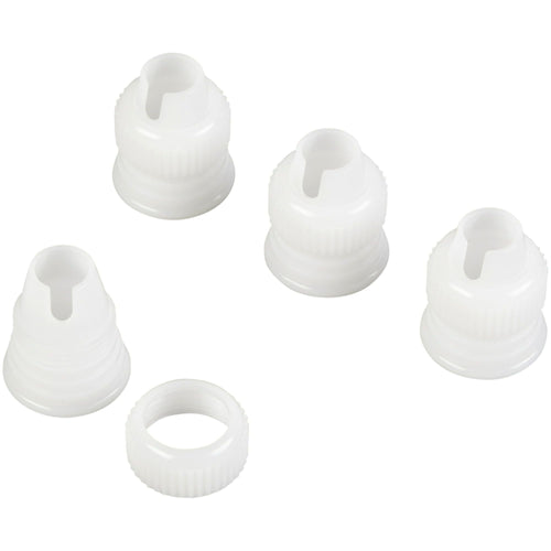 Wilton Decorating Coupler Set, 4-Count, Plastic, White EasyOptionXY LLC