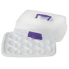 Wilton Oblong Cake and Cupcake Carrier, Practical Cupcake Container, Plastic EasyOptionXY LLC