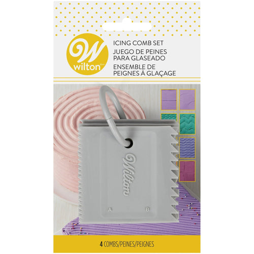 Wilton Small Icing Combs Set, 4-Piece EasyOptionXY LLC