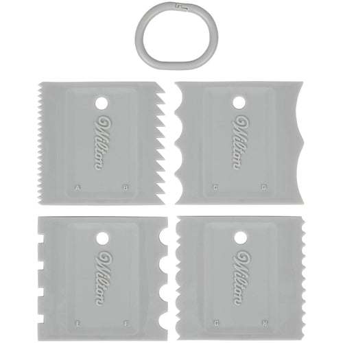 Wilton Small Icing Combs Set, 4-Piece EasyOptionXY LLC