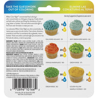 Wilton 3-Piece Color Right Concentrated Food Coloring Set, 1.92 oz. (Blue, Yellow, Orange) EasyOptionXY LLC
