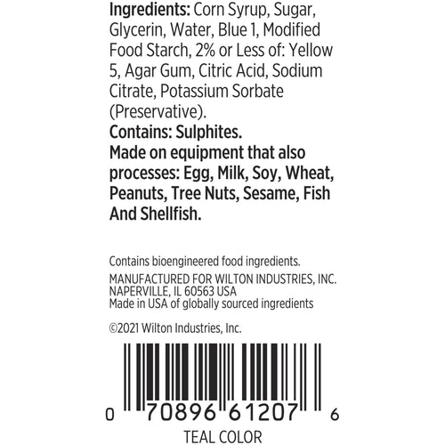 Wilton Teal Gel Food Coloring, 1 oz. EasyOptionXY LLC