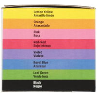 Wilton 8-Piece Gel Food Coloring Set, 4 oz. (Purple, Blue, Green, Black, Yellow, Orange, Pink, Red) EasyOptionXY LLC