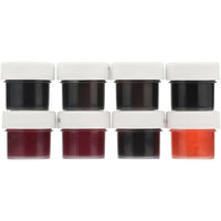 Wilton 8-Piece Gel Food Coloring Set, 4 oz. (Purple, Blue, Green, Black, Yellow, Orange, Pink, Red) EasyOptionXY LLC
