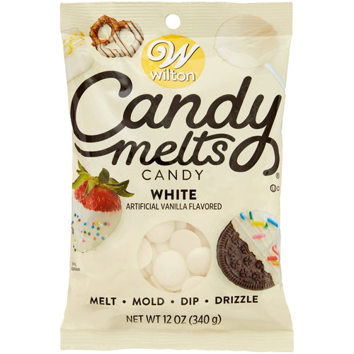 Wilton Vanilla Candy Melts, Mini White Chocolate Chips for Cake Pops, Cookies and Wafers, 12 oz. EasyOptionXY LLC