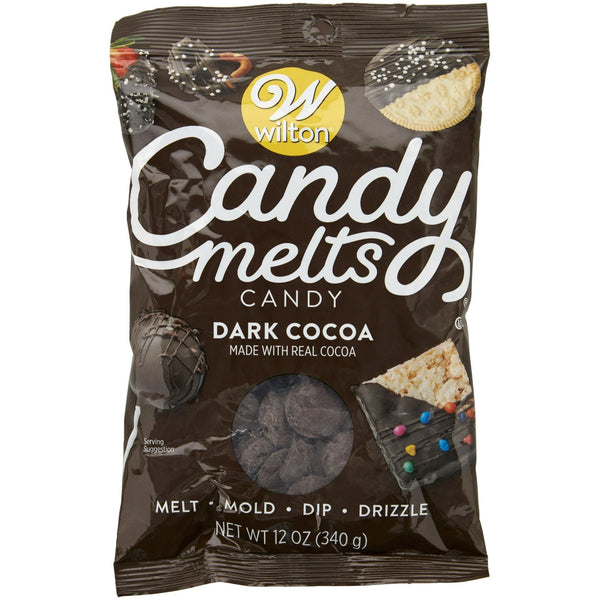 Wilton Dark Cocoa Candy Melts, Mini Dark Chocolate Chips for Cake Pops and Cookies, 12 oz. EasyOptionXY LLC