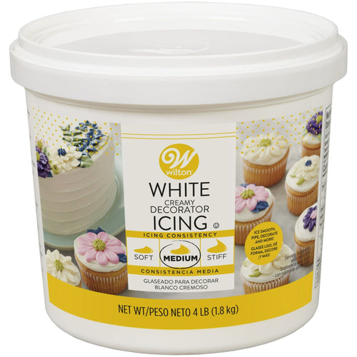 Wilton Creamy White Decorator Cake Frosting, Vanilla Flavored, 4 lb. EasyOptionXY LLC