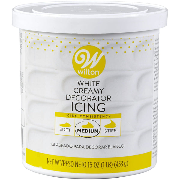 Wilton Ready-to-Use Medium Consistency White Buttercream Frosting, 16 oz. Tub EasyOptionXY LLC