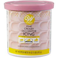 Wilton Pink Creamy Decorator Icing, 16 oz. EasyOptionXY LLC