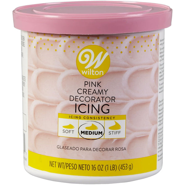 Wilton Pink Creamy Decorator Icing, 16 oz. EasyOptionXY LLC