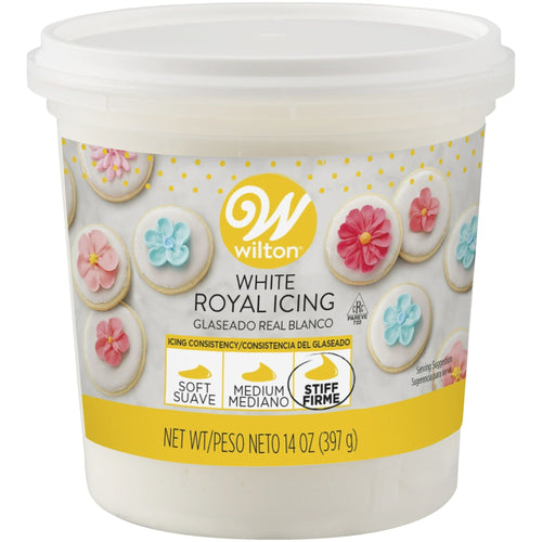 Wilton Ready to Use Stiff Consistency Royal Icing, White, 14 oz. EasyOptionXY LLC