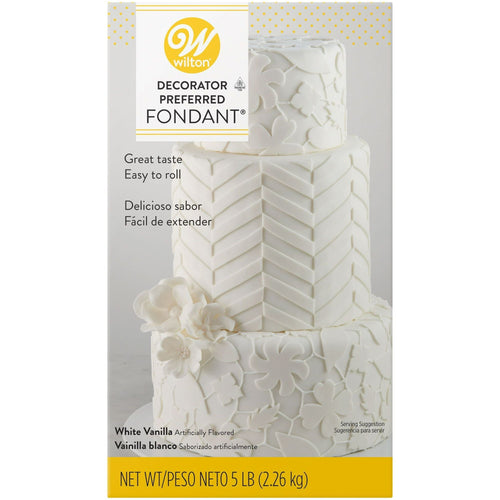Wilton Decorator Preferred Premade White Fondant, Vanilla Flavored, 5 lb. EasyOptionXY LLC