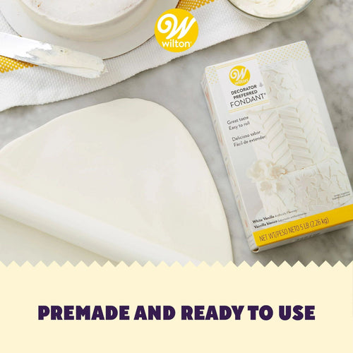 Wilton Decorator Preferred Premade White Fondant, Vanilla Flavored, 5 lb. EasyOptionXY LLC