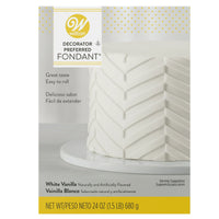 Wilton Decorator Preferred White Fondant, Vanilla Flavored Fondant Icing, 24 oz. EasyOptionXY LLC