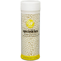 Wilton Sugar Pearl Sprinkles, Pearls for Cakes and Icing Decoration, 5 oz., White EasyOptionXY LLC