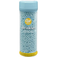 Wilton Blue Sugar Pearls, Blue Sprinkles Cakes, Cupcakes, Cookies or Molded Candies, 5 oz. EasyOptionXY LLC