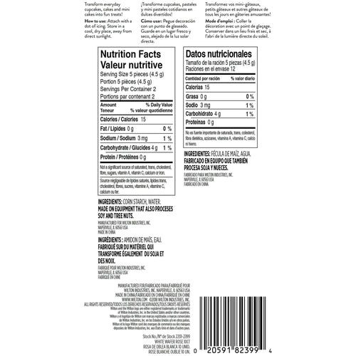 Wilton White Rose Wafer Icing Decorations, 0.35 oz, 10 Pieces EasyOptionXY LLC