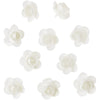 Wilton White Rose Wafer Icing Decorations, 0.35 oz, 10 Pieces EasyOptionXY LLC