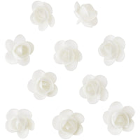 Wilton White Rose Wafer Icing Decorations, 0.35 oz, 10 Pieces EasyOptionXY LLC