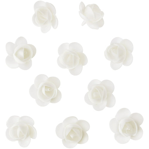 Wilton White Rose Wafer Icing Decorations, 0.35 oz, 10 Pieces EasyOptionXY LLC