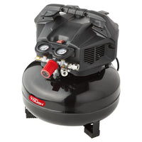Hyper Tough 6 Gallon Oil Free Pancake Air Compressor, 150 PSI, Black EasyOptionXY LLC