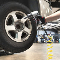 Hyper Tough 1/4" x 25' PU Recoil Air Hose with 1/4' MNPT- Most Light Weight, Flexible & Reliable Hose EasyOptionXY LLC