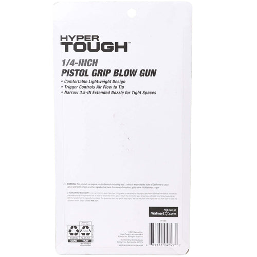 Hyper Tough 1/4-inch Portable POM Pistol Grip Blow Gun, HT14BG EasyOptionXY LLC
