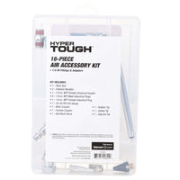 Hyper Tough 16-Piece Portable Steel Accessory Kit for Air Compressors, 41-226HT, Assembled Product Weight: 0.788lbs EasyOptionXY LLC