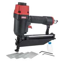 Hyper Tough Pneumatic Straight Finish Nailer with Nails (200 Count) EasyOptionXY LLC