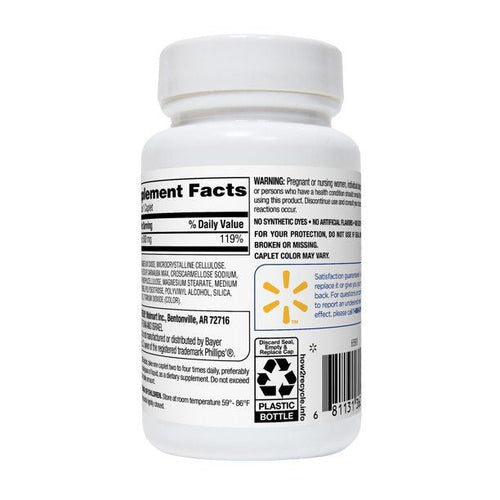 Equate Magnesium Laxative Caplets Dietary Supplement; 500 mg; 55 Count EasyOptionXY LLC