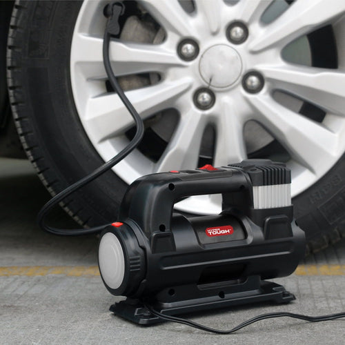 Hyper Tough DC 12V Heavy Duty Direct Drive Digital Tire Inflator with Detachable LED Light EasyOptionXY LLC