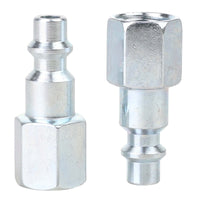 Hyper Tough 1/4-inch Air Industrial Steel FNPT Plug Set, Model 12-235-2HT, 2 Piece per Pack, 0.12lbs EasyOptionXY LLC