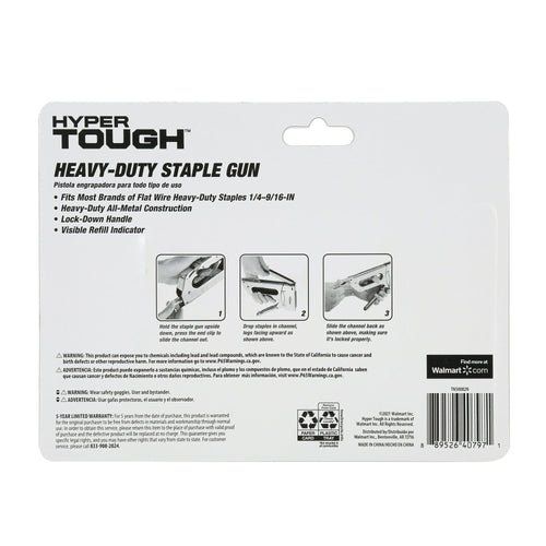 Hyper Tough Heavy Duty Staple Gun, New Condition EasyOptionXY LLC