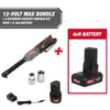 Hyper Tough 12-Volt Cordless Extended Ratchet Wrench Plus 4 Ah Battery EasyOptionXY LLC