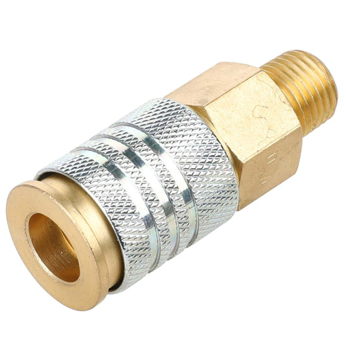 Hyper Tough 1/4-inch MNPT Universal Air Line Coupler, Model Number 13-513HT EasyOptionXY LLC