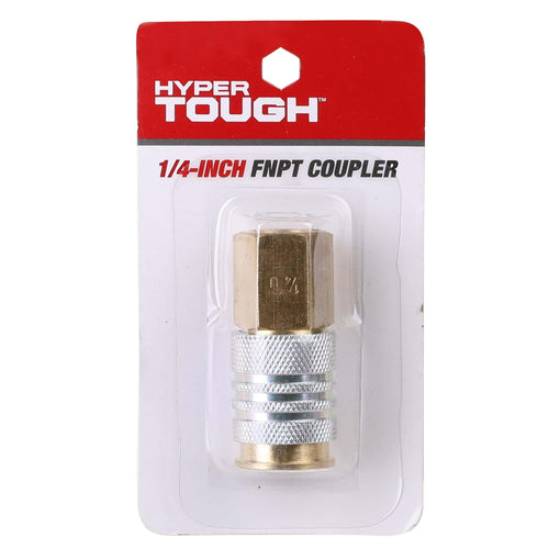 Hyper Tough 1/4-inch FNPT Universal Air Line Coupler, Model Number 13-515HT EasyOptionXY LLC