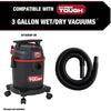 Hyper Tough 20-1300 Universal Wet/Dry Vacuum Hose for 3 Gallon Vacuums EasyOptionXY LLC
