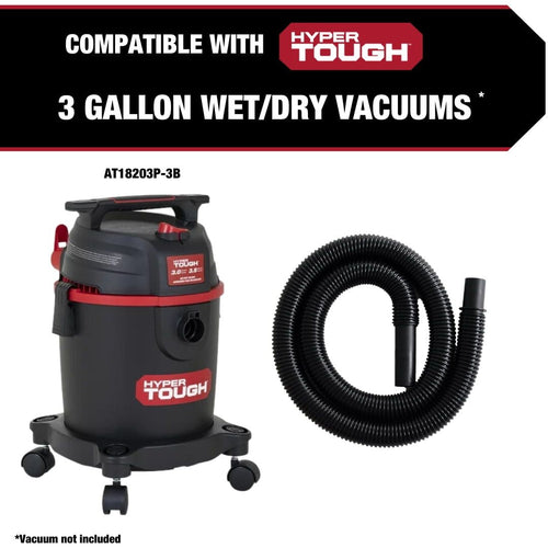 Hyper Tough 20-1300 Universal Wet/Dry Vacuum Hose for 3 Gallon Vacuums EasyOptionXY LLC